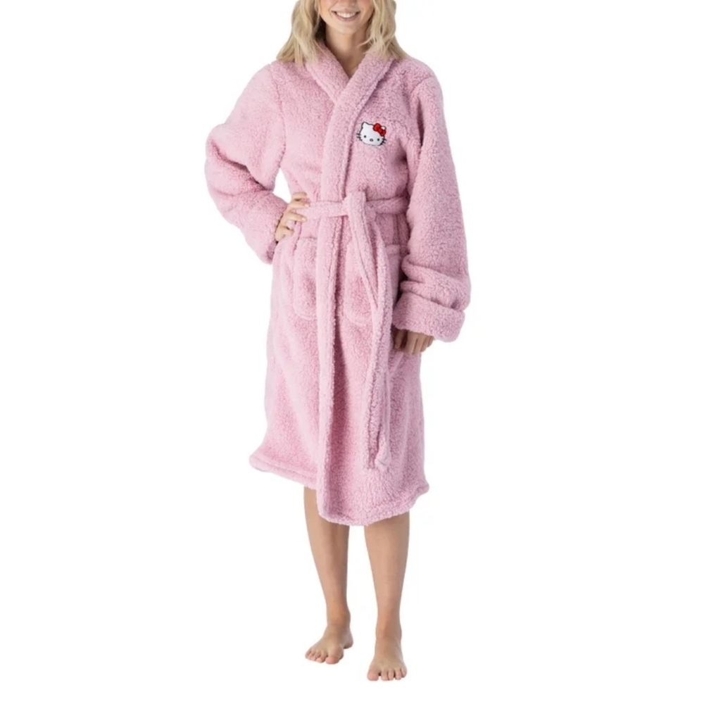Hello Kitty Sherpa Fleece Robe